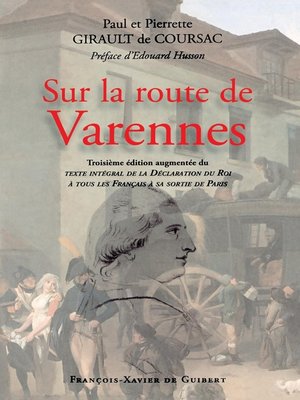 cover image of Sur la route de Varennes